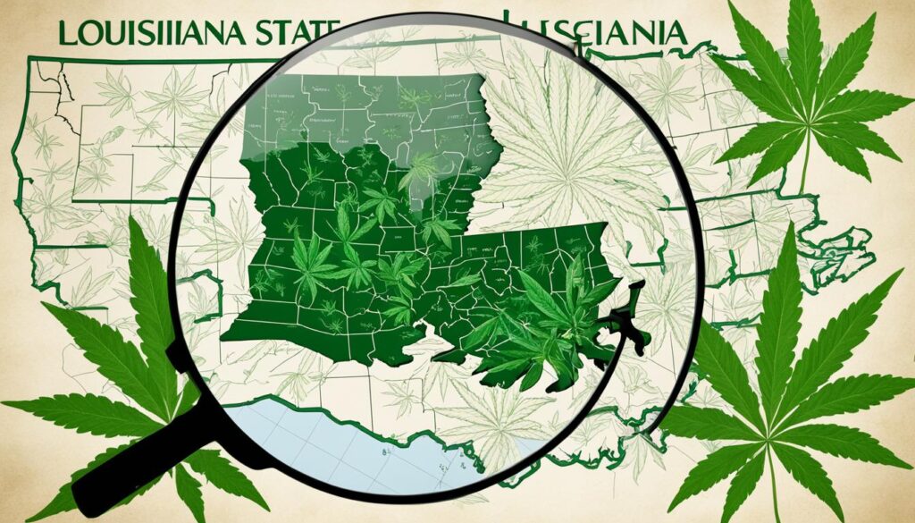 Estado de Louisiana y las leyes de cannabis