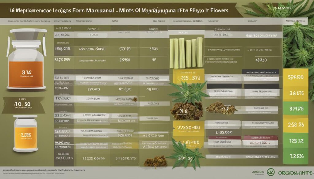 cuánta marihuana es legal llevar en Oregon