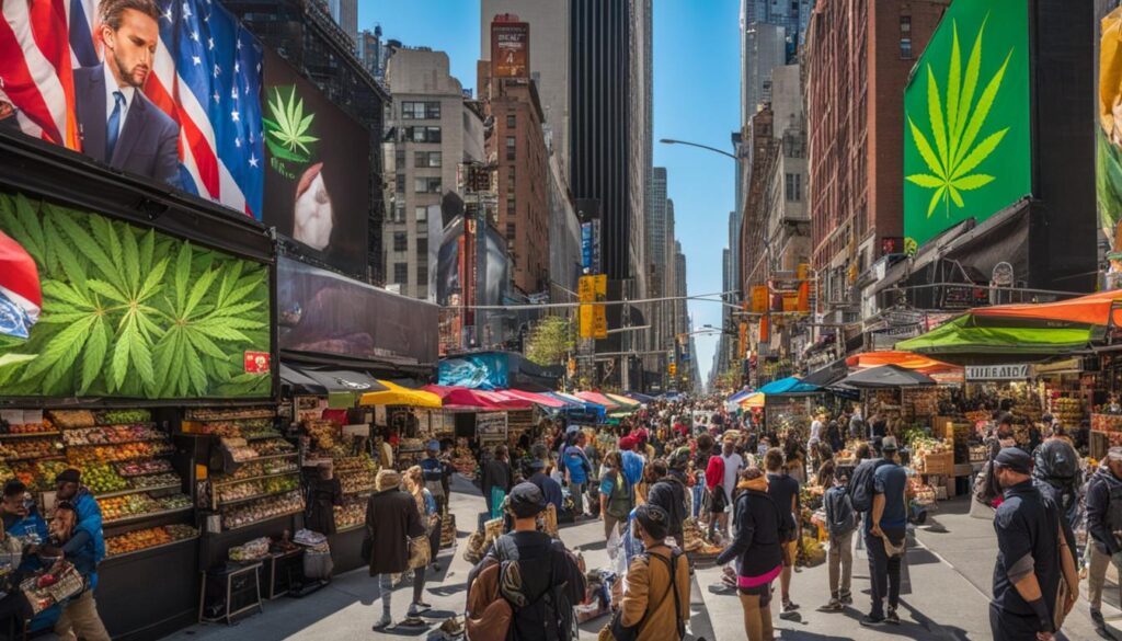 mercado de marihuana en Nueva York